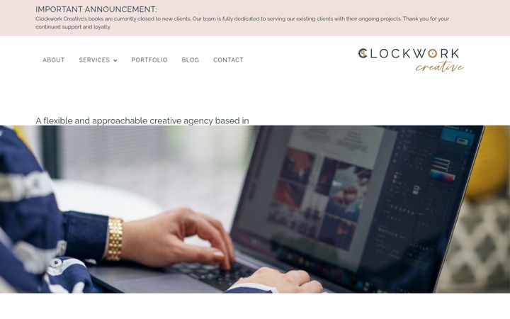 Capture d'écran de clockwork-creative.co.uk