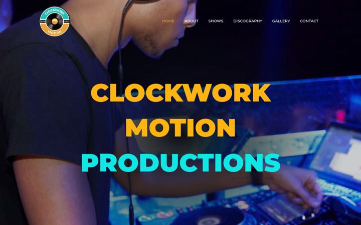 Screenshot of clockworkmotion.com