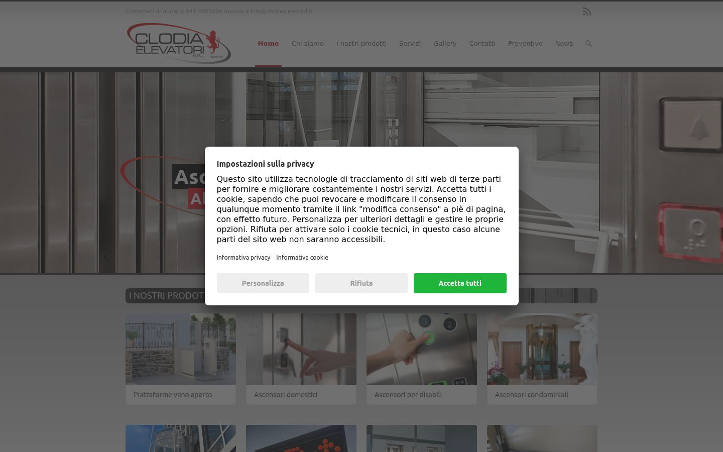 Sutikimo reklamjuostės, rodytos prieš bet kokią sąveiką, ekrano kopija