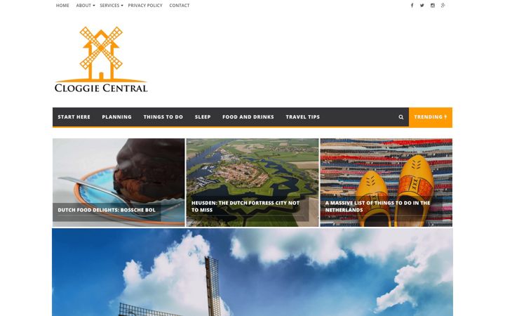 Screenshot of cloggiecentral.com