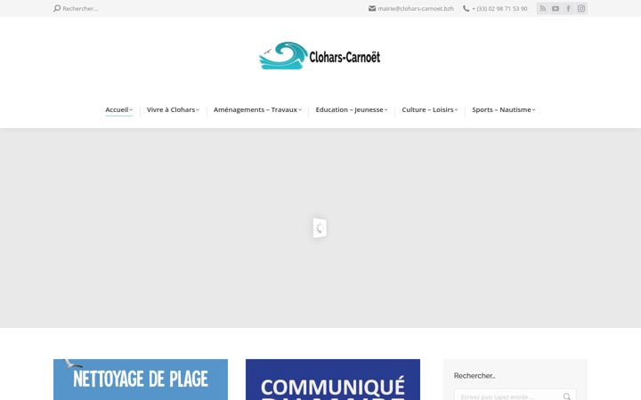 Screenshot of clohars-carnoet.fr