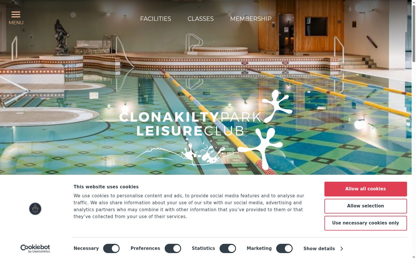 Capture d'écran de la bannière de consentement affichée avant toute interaction