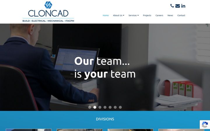 Capture d'écran de cloncad.ie