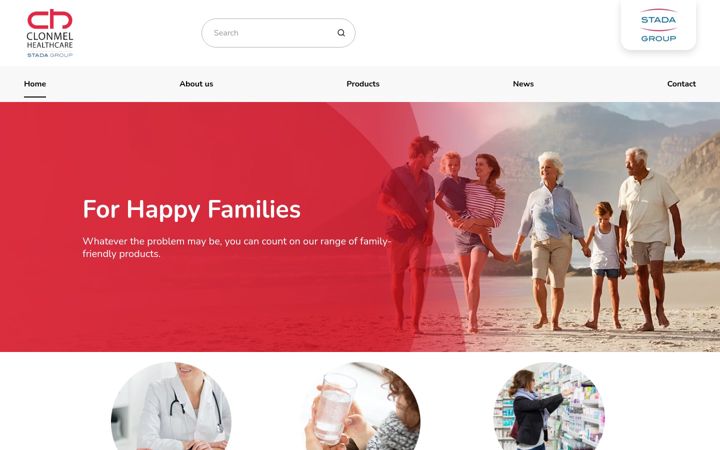 Capture d'écran de clonmelhealthcare.ie