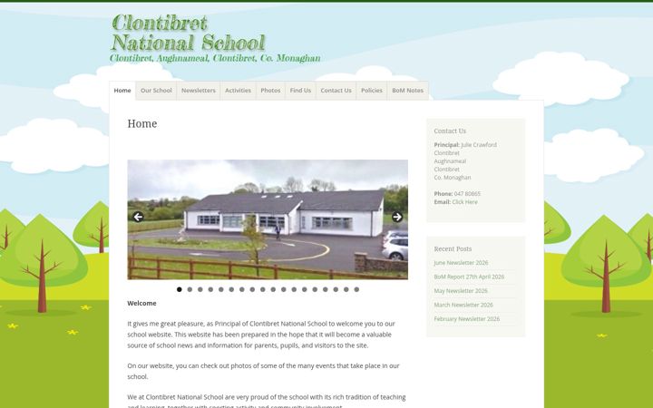 Screenshot of clontibretns.com