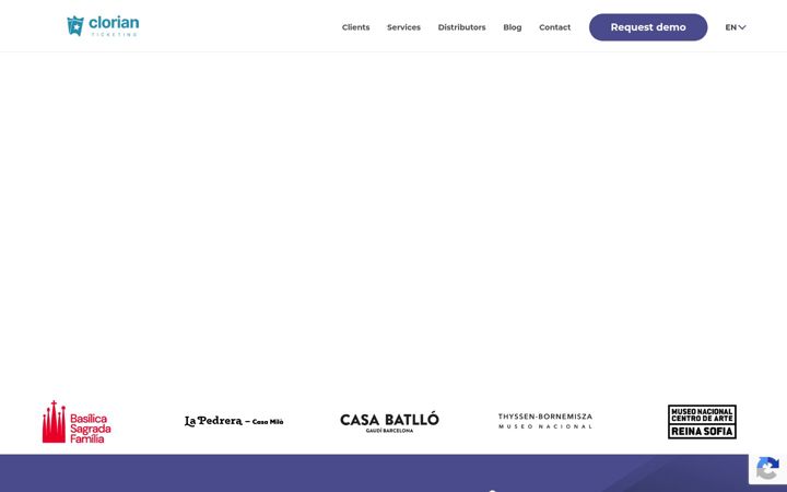 Екранна снимка на clorian.com