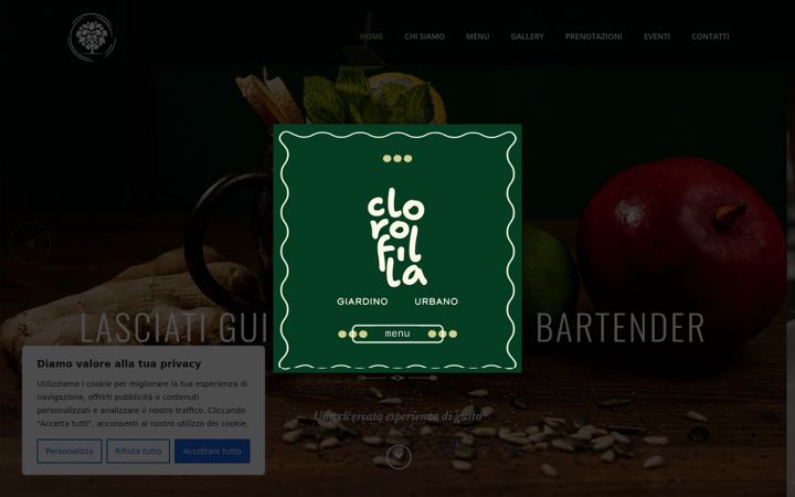 Captură de ecran a clorofillacucinaedistillati.it