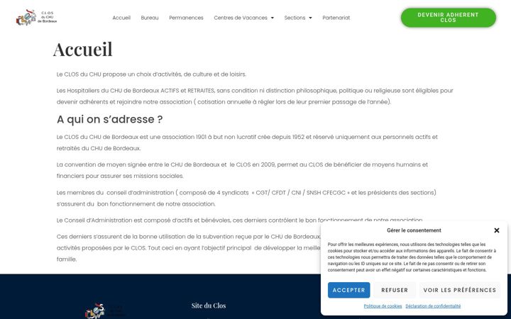 Screenshot of clos-chu-bordeaux.com