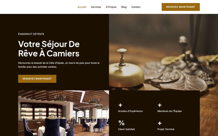 Ekraanipilt saidist clos-des-cedres.fr
