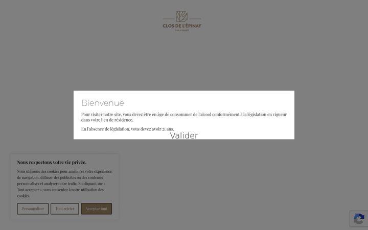 Screenshot of clos-epinay.com