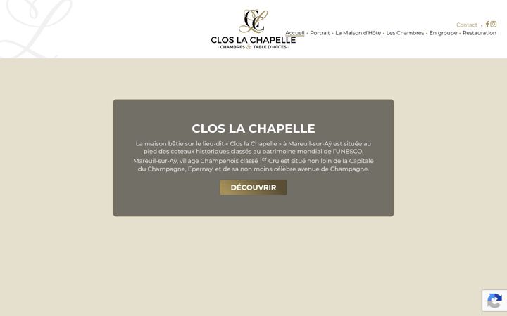 Screenshot of clos-la-chapelle.com