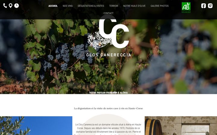 Screenshot of closcanereccia.com