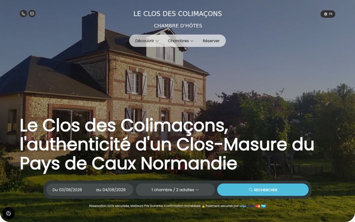 Screenshot of closdescolimacons.com