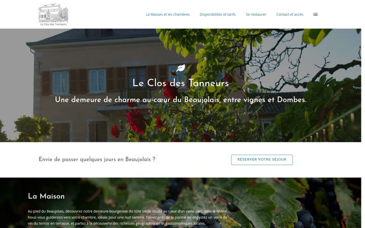 Skjámynd af closdestanneurs.fr