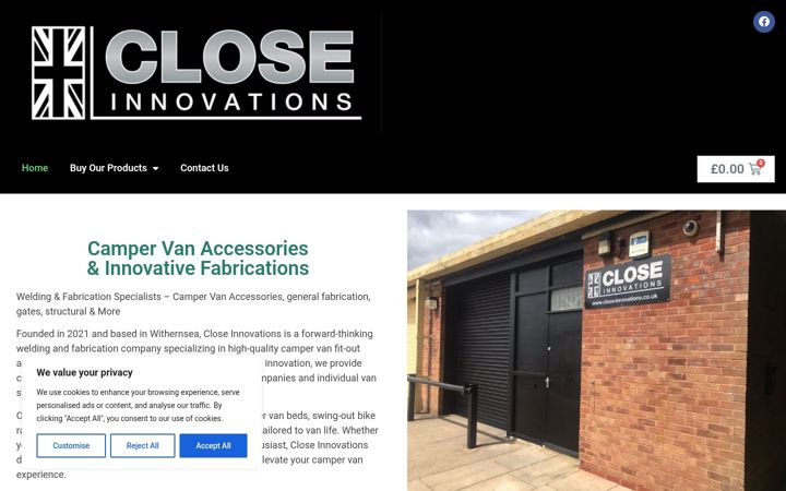 Captura de ecrã de close-innovations.co.uk