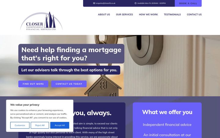 Captura de ecrã de closerifs.co.uk