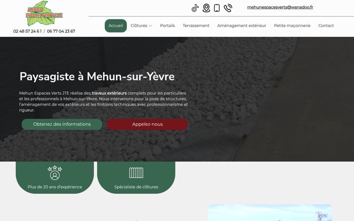 Screenshot of cloture-mehun-espaces-verts.fr