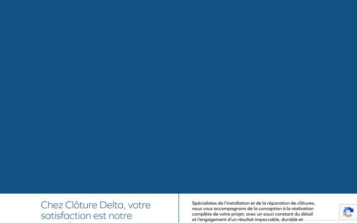 Skärmbild av cloturedelta.ca