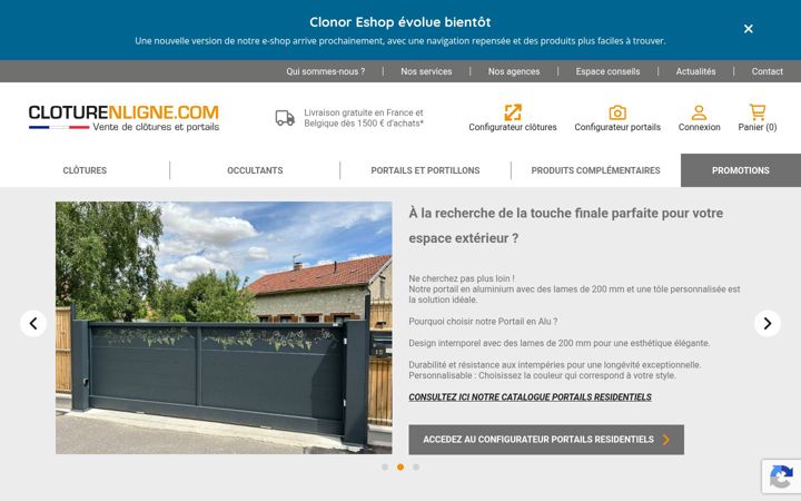 Screenshot of cloturenligne.com