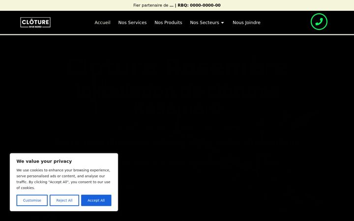 Screenshot of cloturerosemere.com