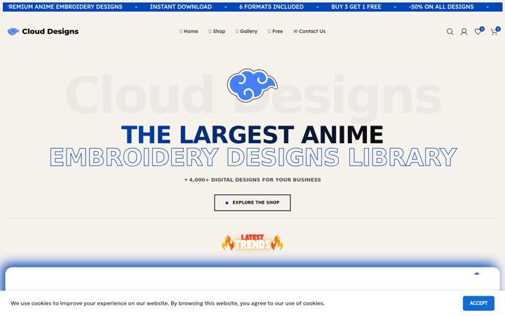 Képernyőkép: cloud-designs.com