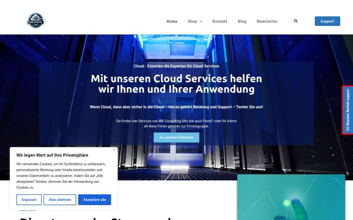 Captura de pantalla de cloud-experten.org