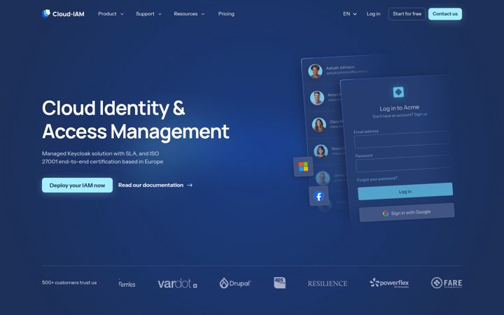 Screenshot of cloud-iam.com