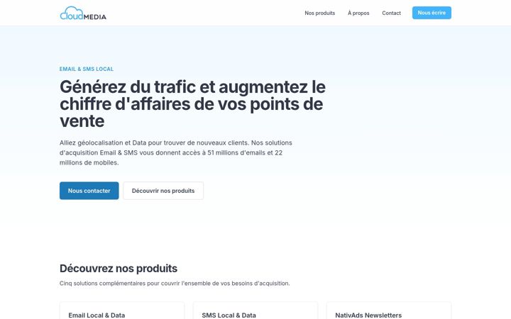 Screenshot of cloud-media.fr