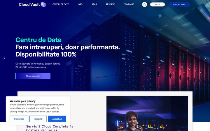 Zrzut ekranu cloud-vault.ro