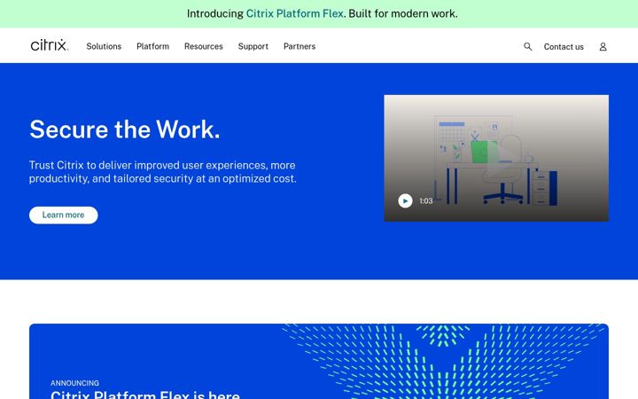Screenshot of cloud.us