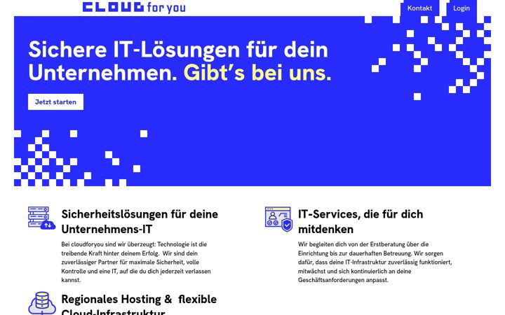 Screenshot of cloud4you.biz