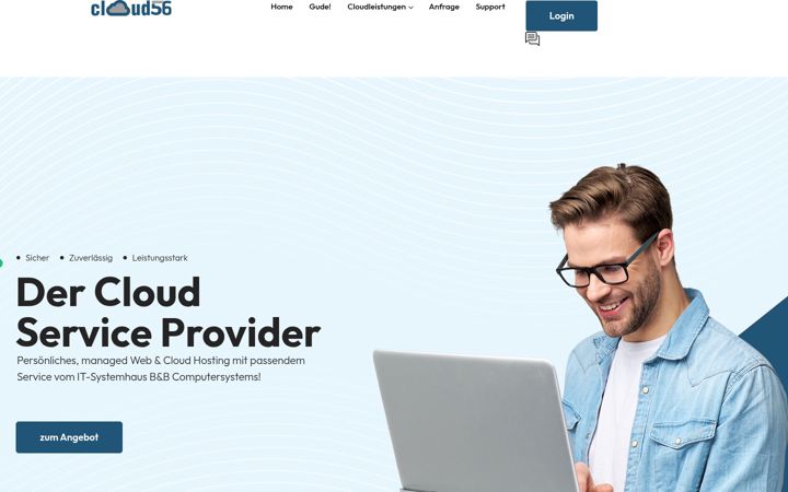Zrzut ekranu cloud56.de