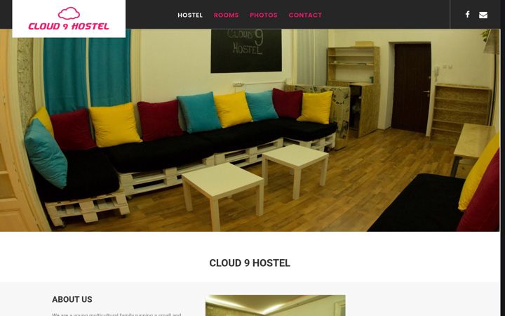 Zrzut ekranu cloud9hostel.ro