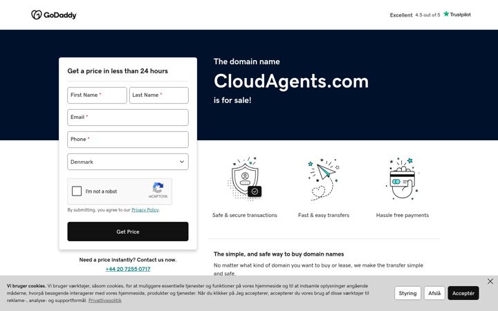 Screenshot of cloudagents.com