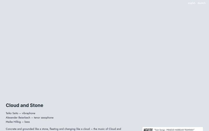 Screenshot of cloudandstone.com