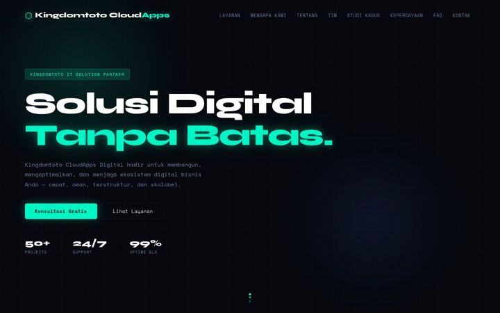 Screenshot of cloudapps.digital
