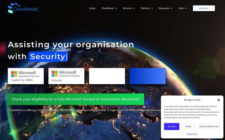 Capture d'écran de cloudassist.co