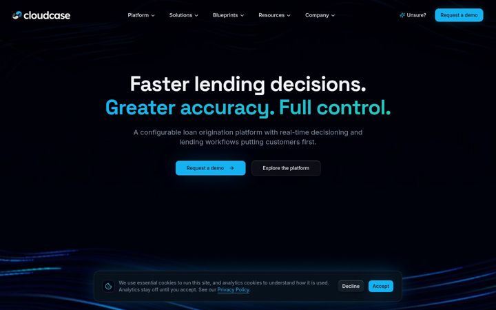 Screenshot of cloudcase.net