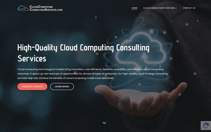 Screenshot of cloudcomputingconsultingservices.com