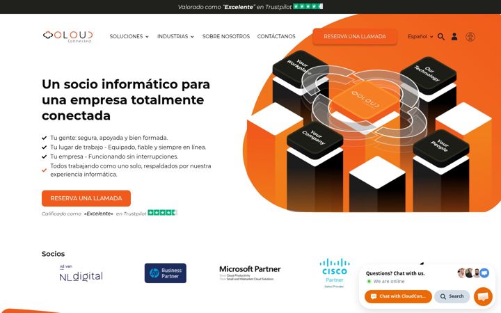 Zrzut ekranu cloudconnected.es
