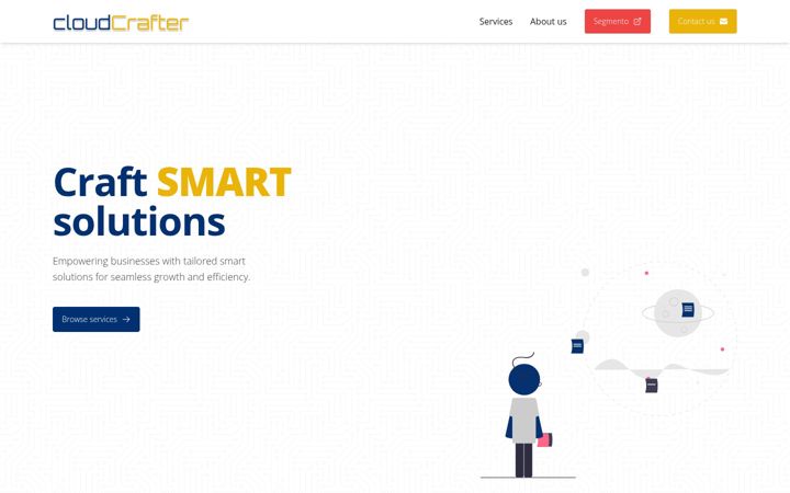Screenshot of cloudcrafter.com.mt