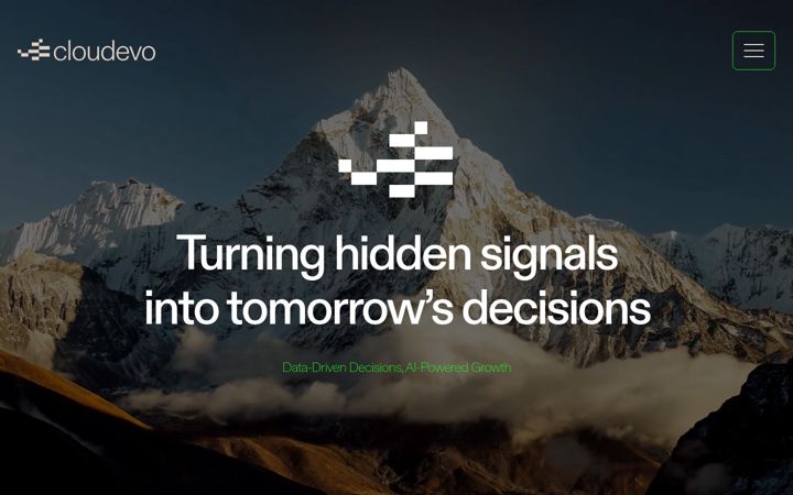 Screenshot of cloudevo.ai