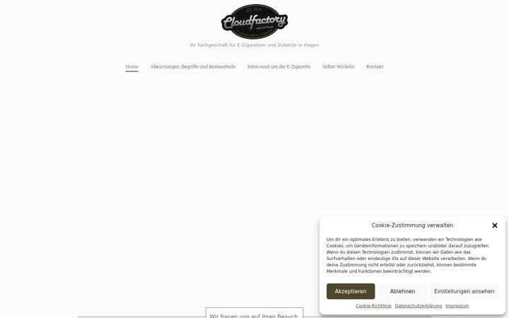 Screenshot of cloudfactory-hagen.de