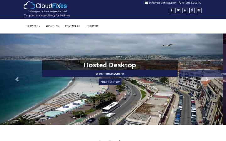 Screenshot of cloudfixes.com