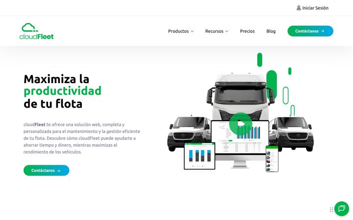 Screenshot of cloudfleet.com