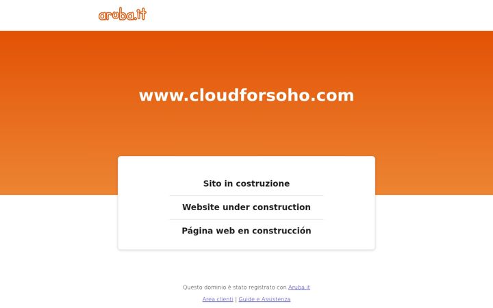 Screenshot of cloudforsoho.com