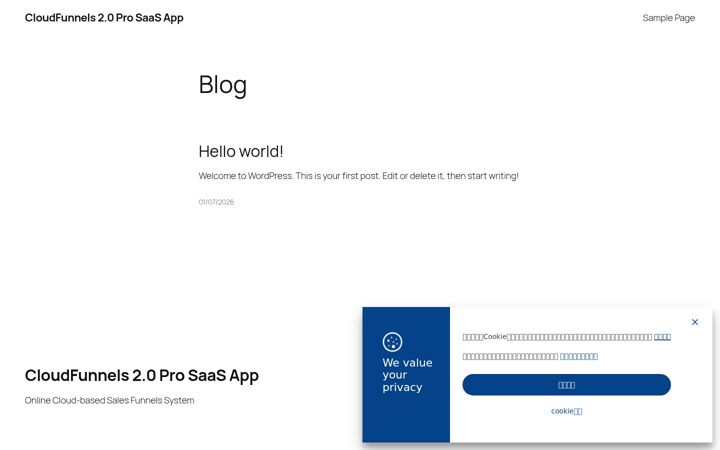 Screenshot of cloudfunnels.net