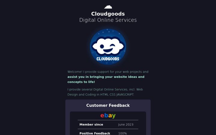 Screenshot of cloudgoods.de