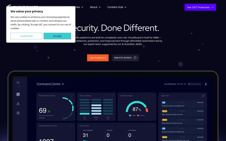 Zrzut ekranu cloudguard.ai