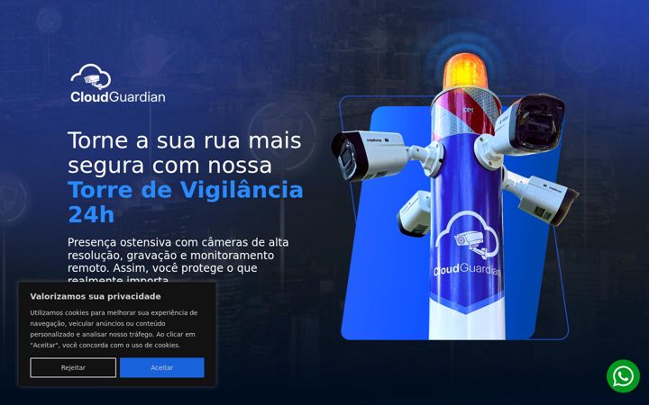 Posnetek zaslona cloudguardian.seg.br